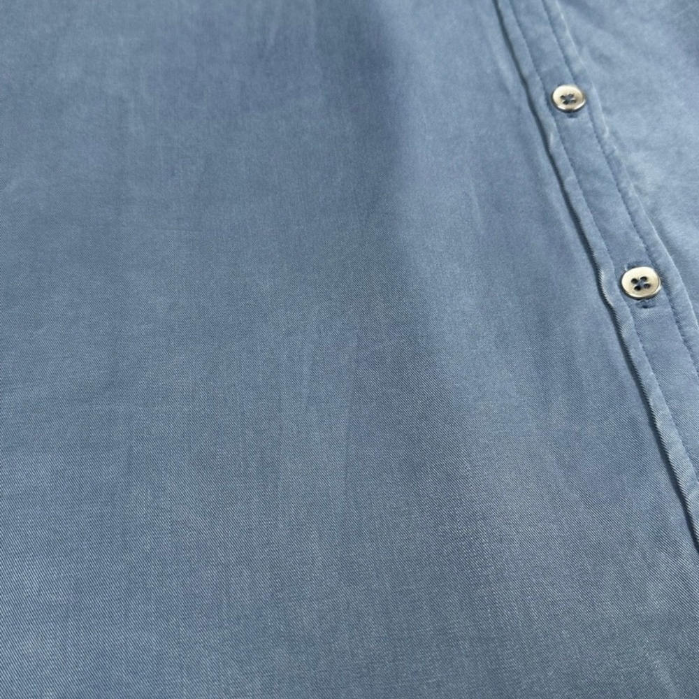 Workshop Sleeveless Chambray Button Front Blouse Size Medium NWT - Picture 5 of 8